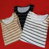 Camiseta de Mujer Algodón y Lycra a Rayas – Cómoda y Canchera