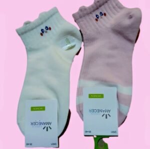 Medias Algodón Mujer AMANECER – Soquetes Cómodos y Suaves Talle 35-40